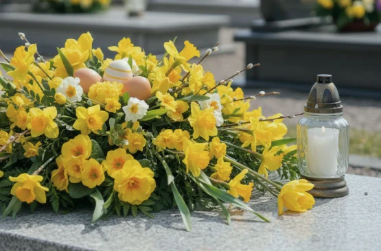 Easter Grave Decorations: Spring Ideas